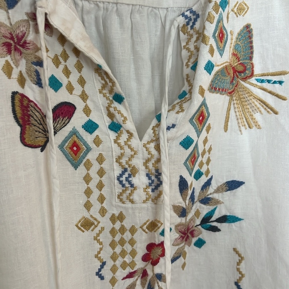 Pheasant Johnny Was linen shirt